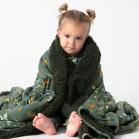 Jurassic Park: Safari Bamboo Sherpa Blanket