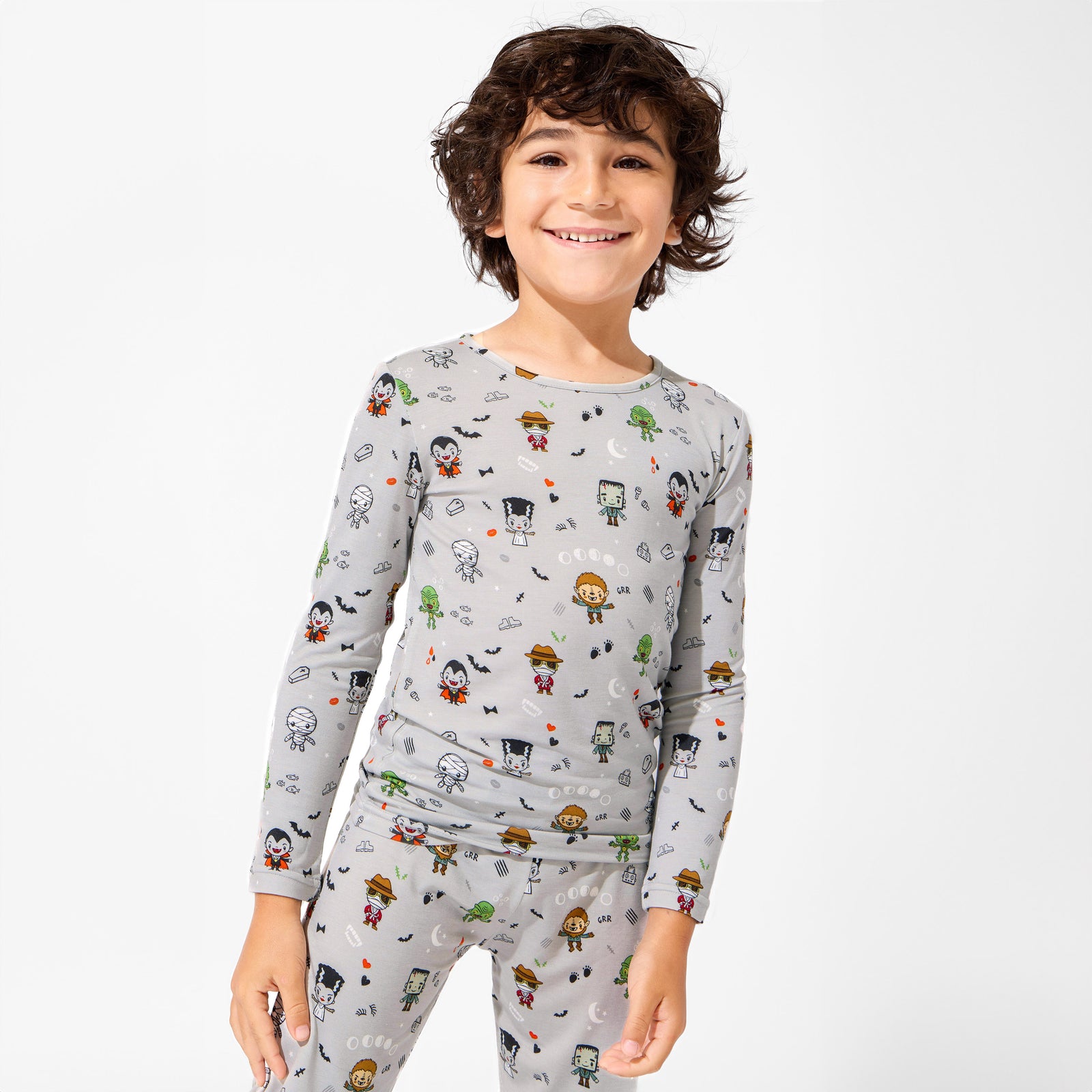 Little Monsters Bamboo Kids Pajamas