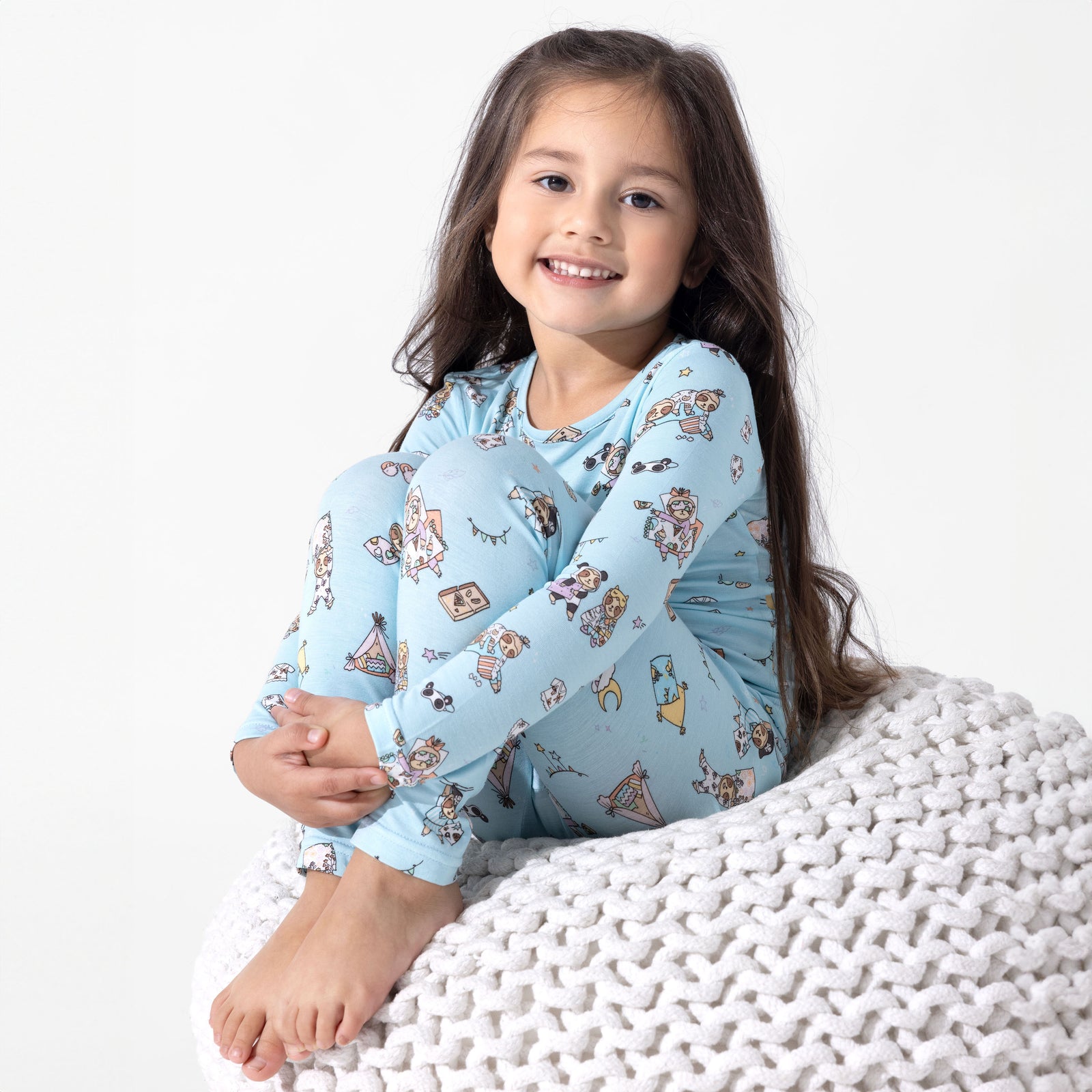 Sloth Pajama Party Bamboo Kids Pajamas