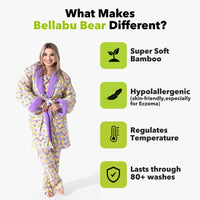 Clueless As If! Bamboo Sherpa Bathrobe