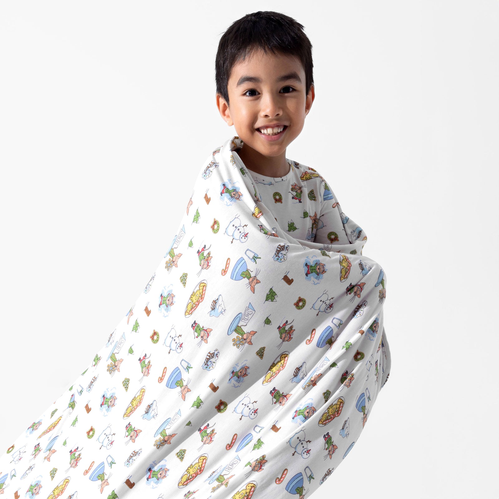 If You Give A Mouse A Cookie Christmas Bamboo Sherpa Blanket