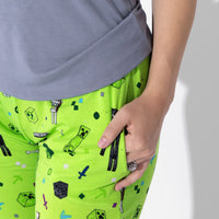 Minecraft Mob Squad Bamboo Women's Pajama Set