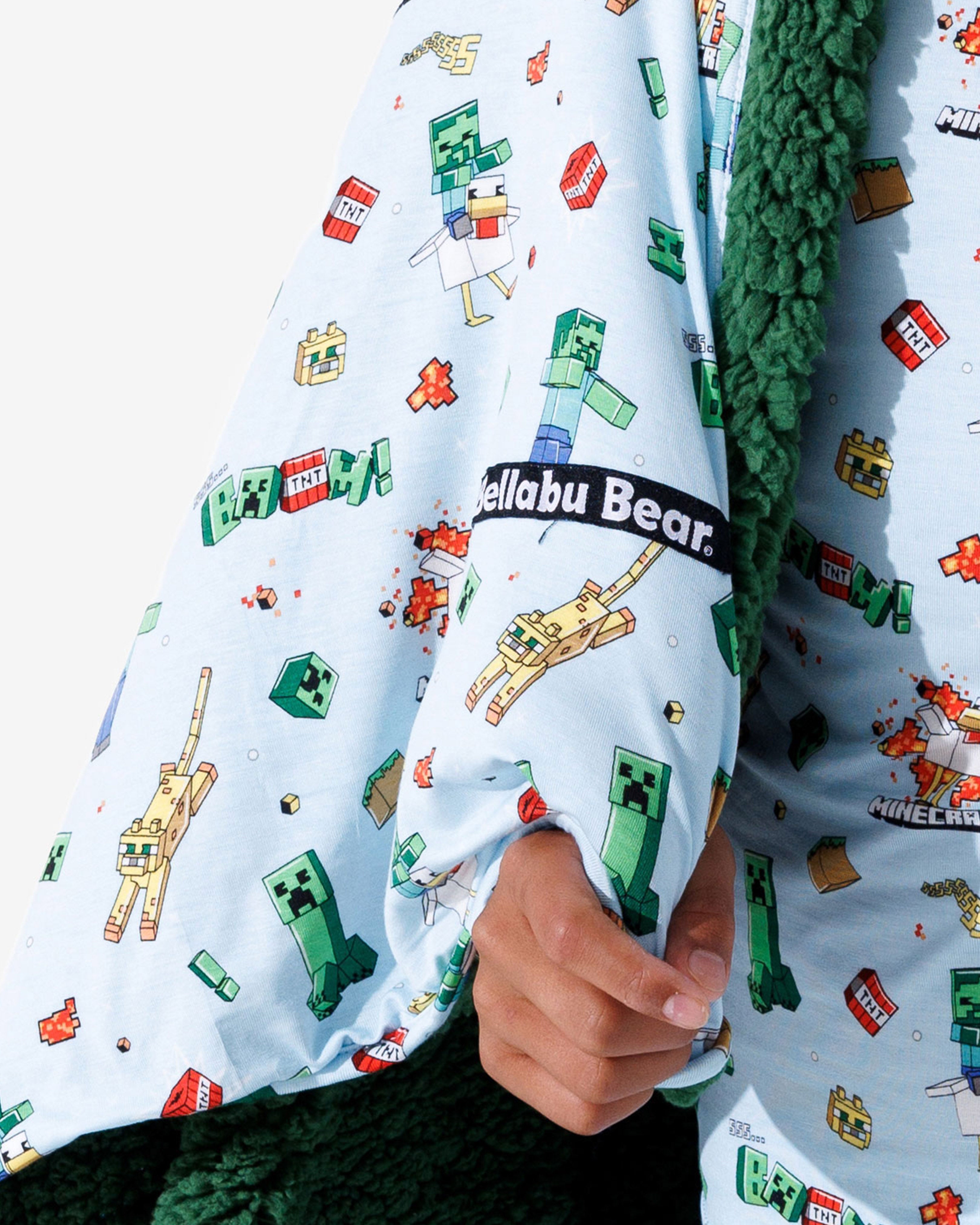 Minecraft Chicken Jockey Bamboo Sherpa Blanket | Ultra Soft Cozy