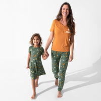 Jurassic Park: Safari Bamboo Girls' Short Sleeve Dress