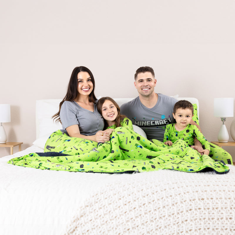 Minecraft: Mob Squad Bamboo Men's Pajama Set
