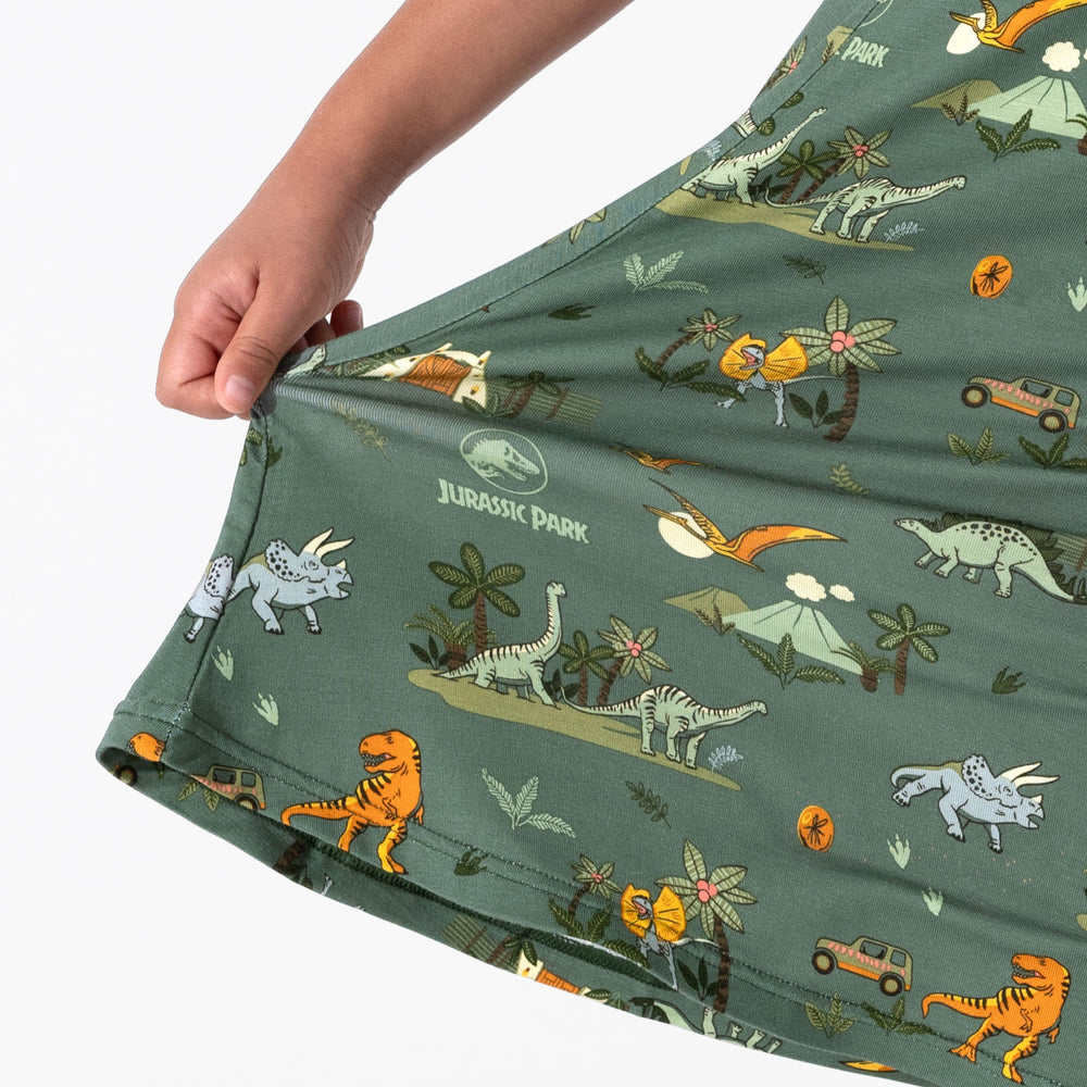 Jurassic Park: Safari Bamboo Girls' Short Sleeve Dress