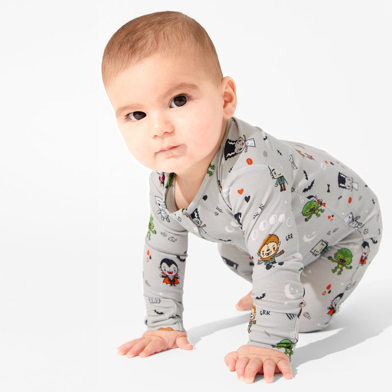 Little Monsters Bamboo Convertible Footie