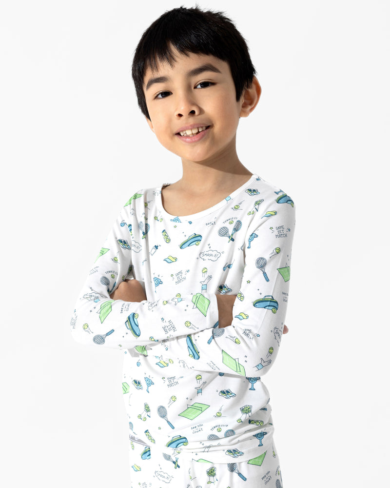 Tennis Bamboo Kids Pajamas