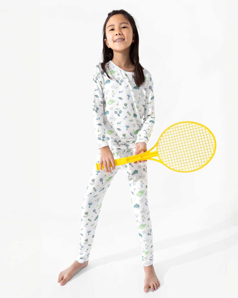Tennis Bamboo Kids Pajamas