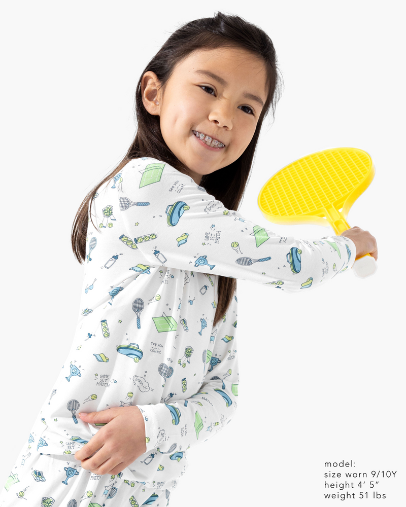 Tennis Bamboo Kids Pajamas