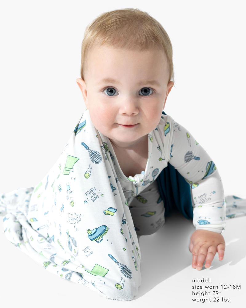 Tennis Bamboo Convertible Footie