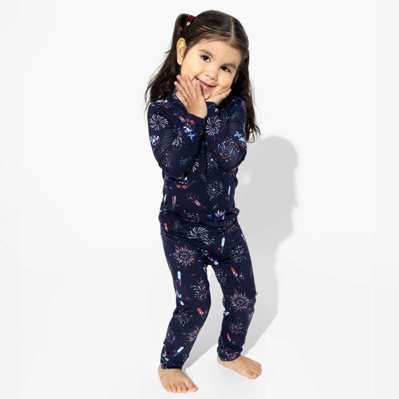 Fireworks Bamboo Kids Pajamas