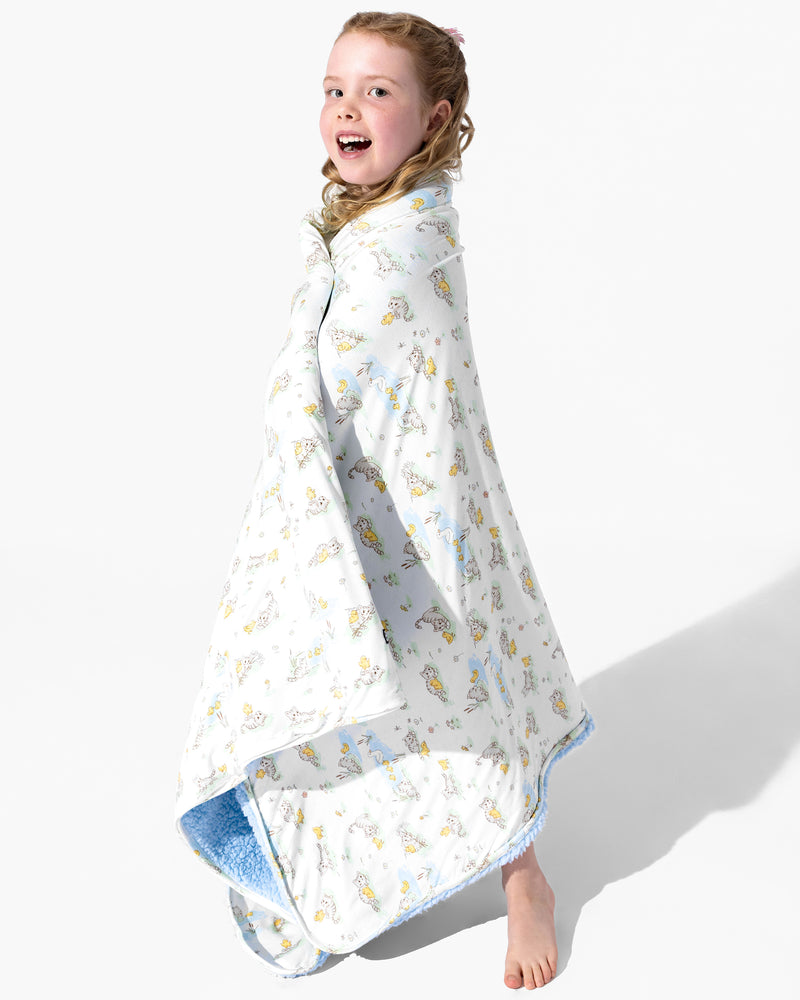 Tiny Tails Tales Bamboo Blanket