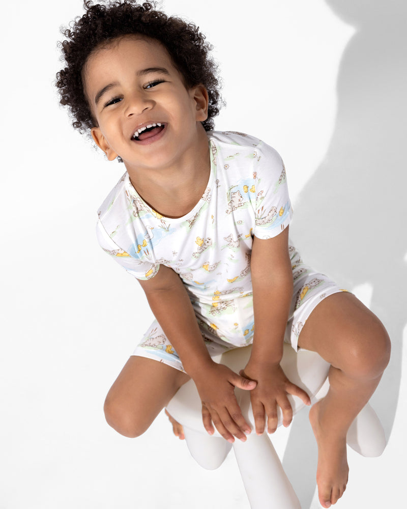 Tiny Tails Tales Bamboo Kids Pajama Short Set