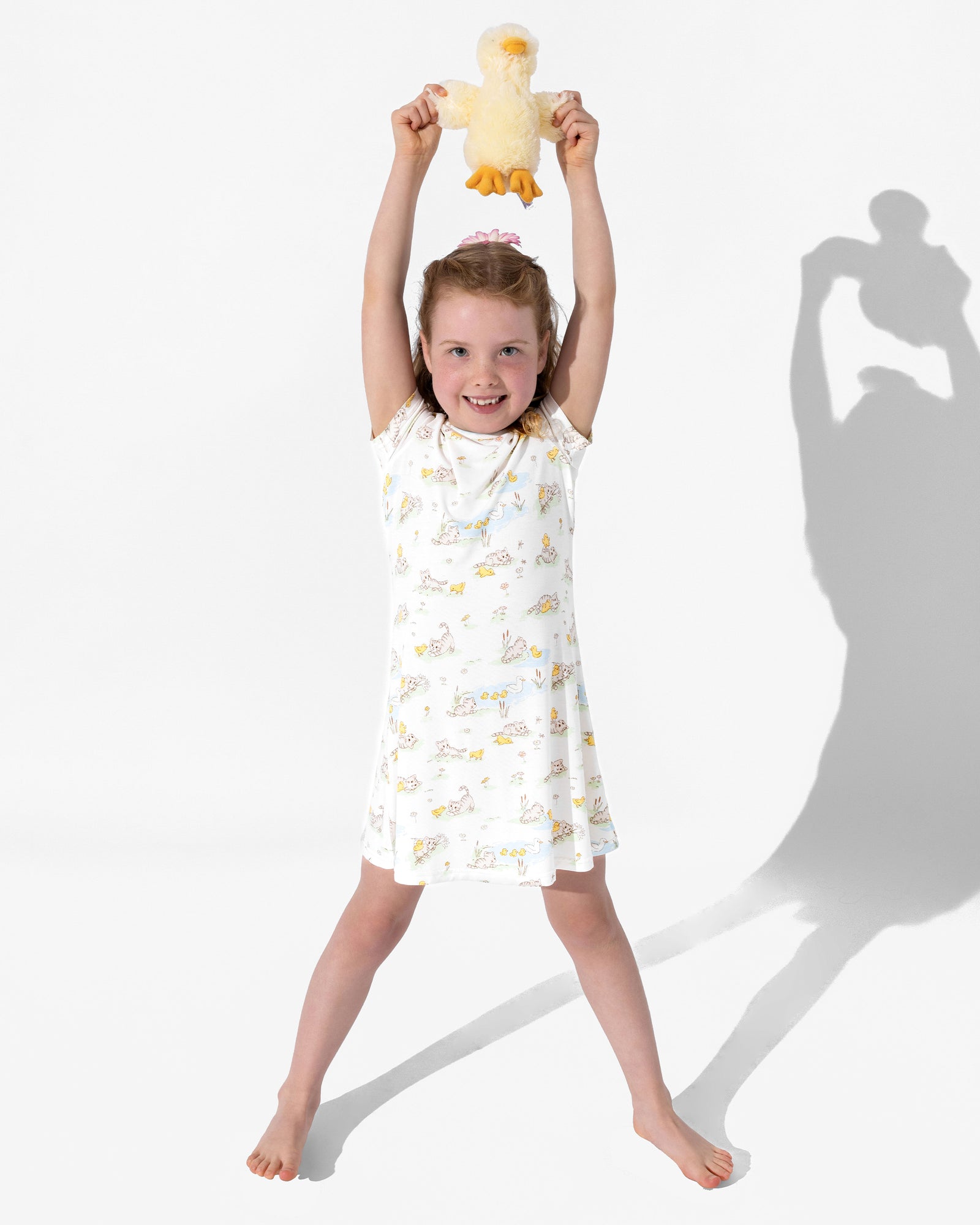 Tiny Tails Tales Bamboo Girls' Short Sleeve Dress