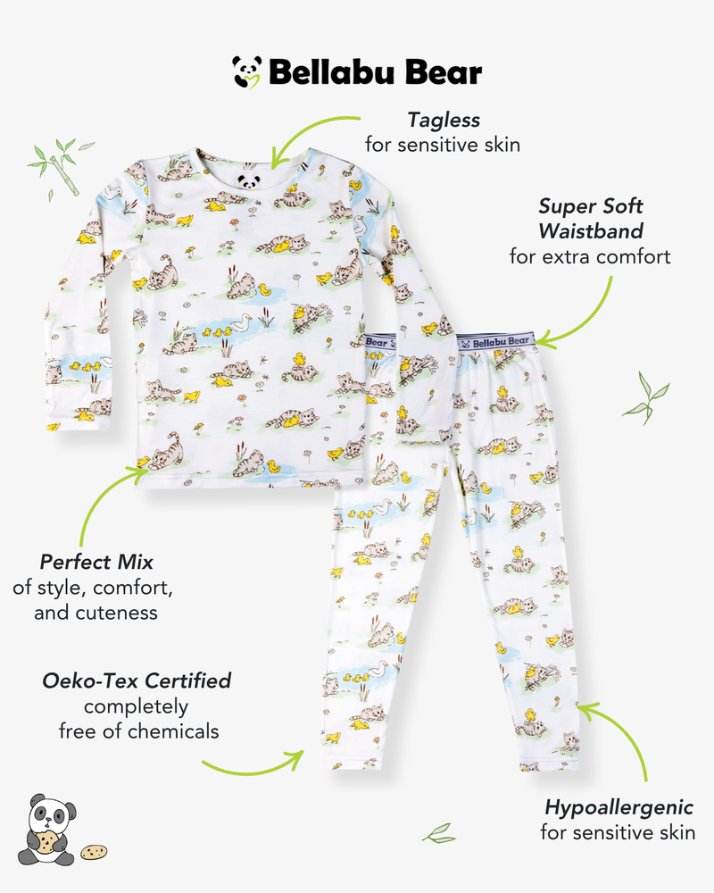Tiny Tails Tales Bamboo Kids Pajamas