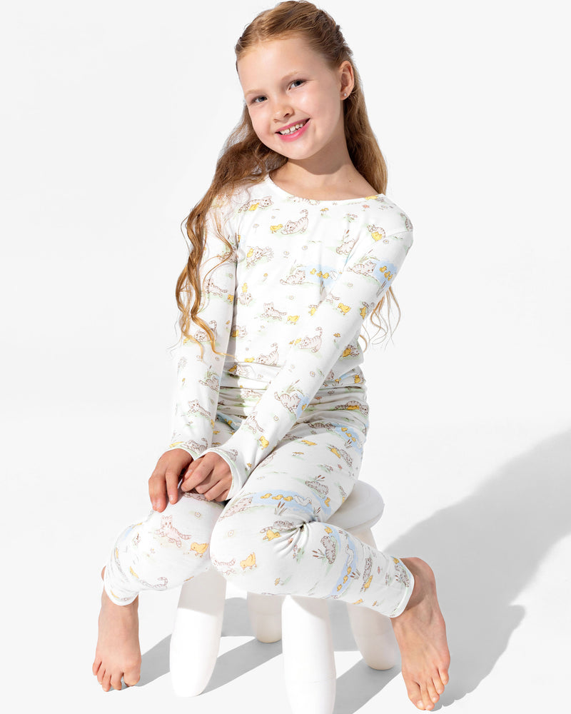 Tiny Tails Tales Bamboo Kids Pajamas