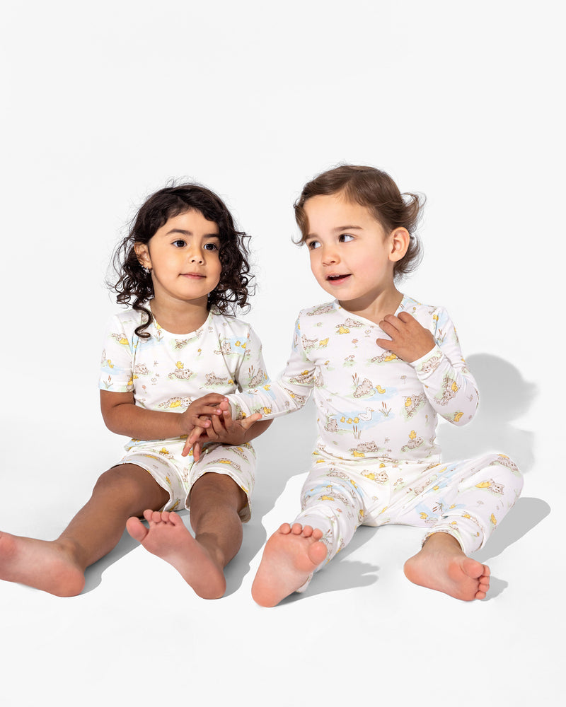 Tiny Tails Tales Bamboo Kids Pajama Short Set