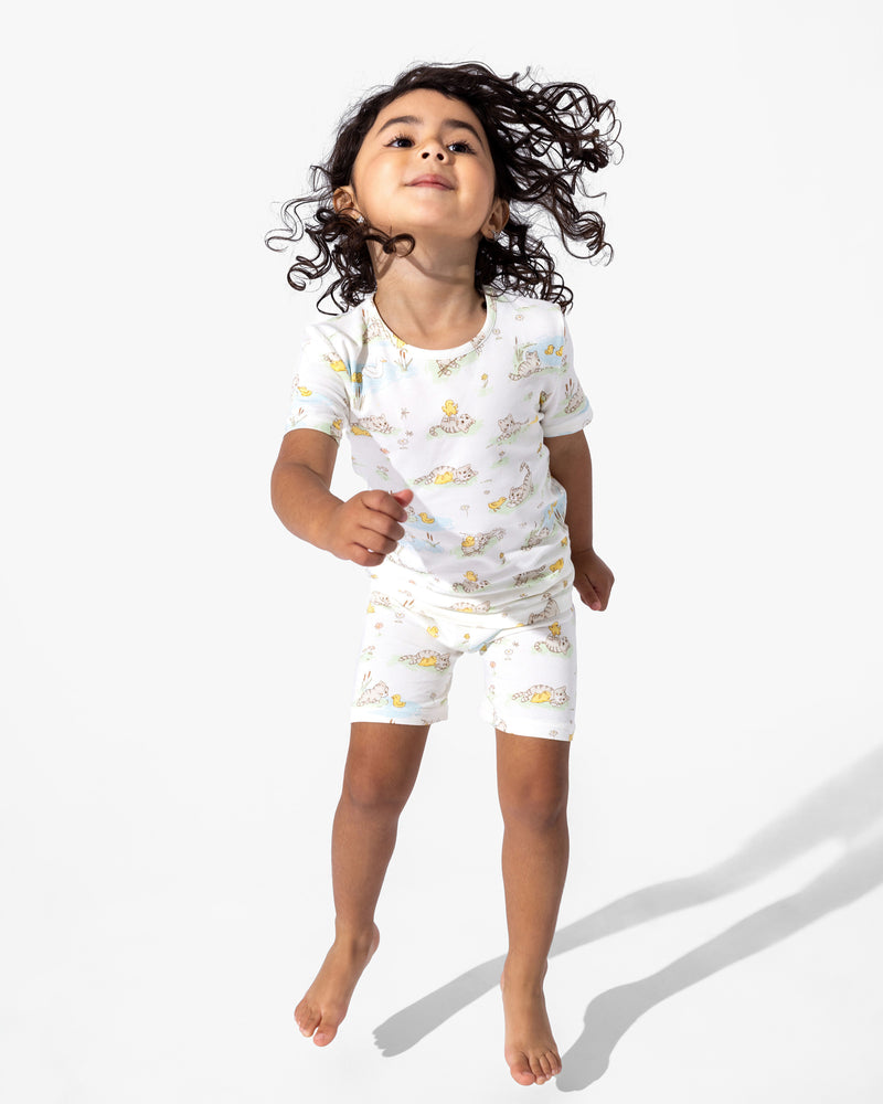 Tiny Tails Tales Bamboo Kids Pajama Short Set