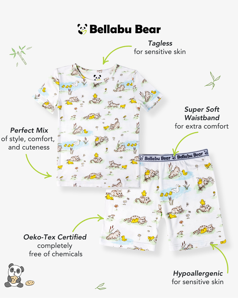 Tiny Tails Tales Bamboo Kids Pajama Short Set