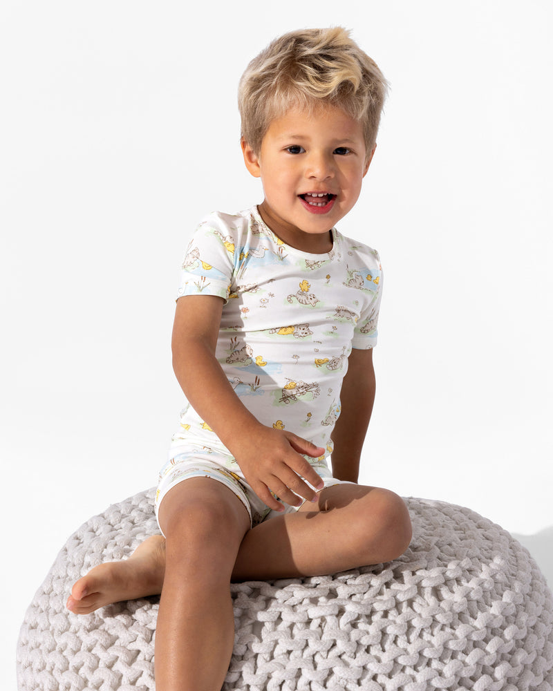 Tiny Tails Tales Bamboo Kids Pajama Short Set