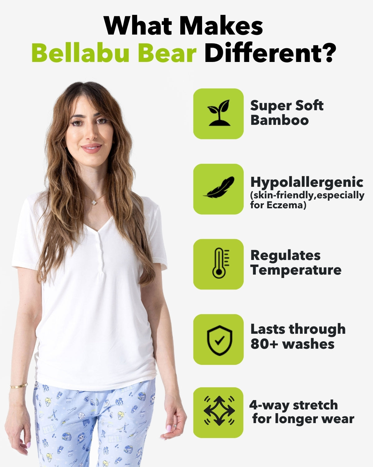 Hockey Bamboo Women's Pajama Set