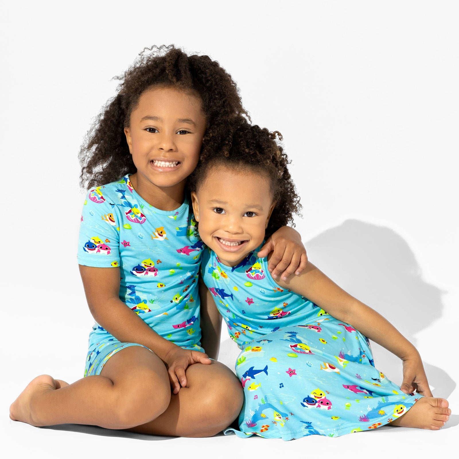 Baby Shark Bamboo Girls' Sleeveless Dress