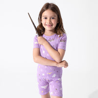Hedwig's Magical Mail Bamboo Kids Pajama Short Set