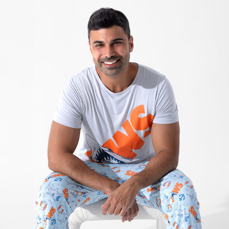 JAWS Bamboo Men's Pajama Set