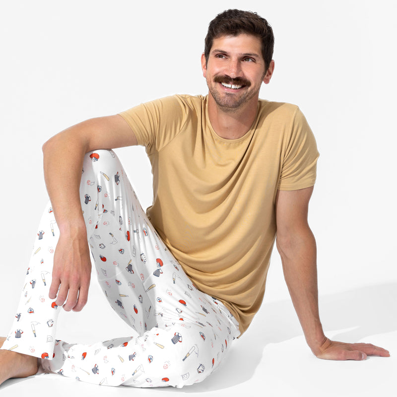 Baseball Bamboo Men's Pajama Set