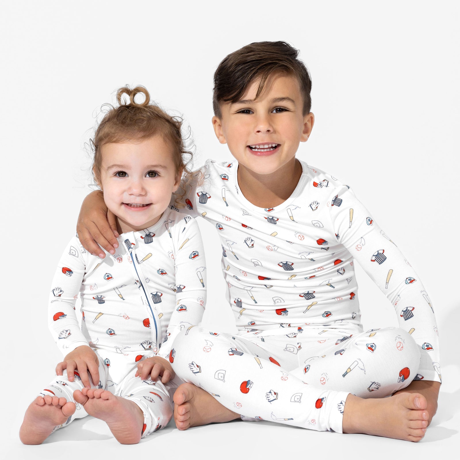 Baseball Bamboo Convertible Footie