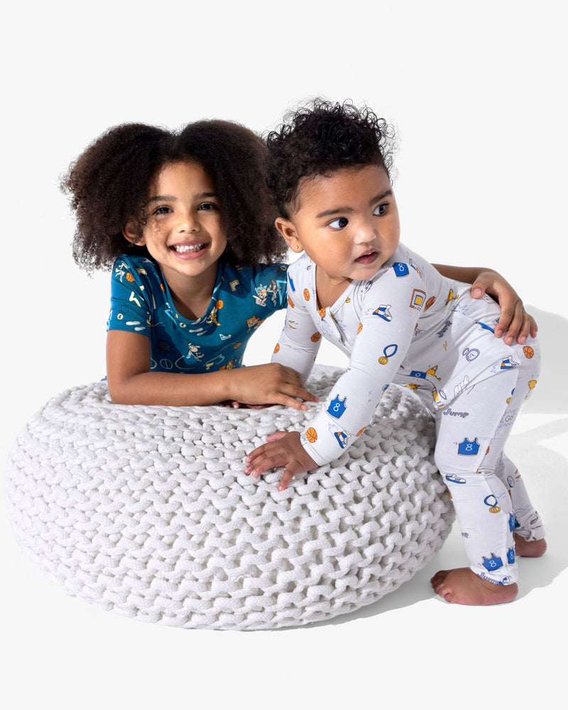 All Star Basketball Bamboo Convertible Footie