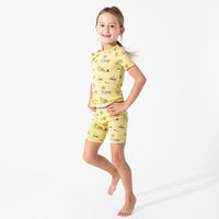 Love You Brunches Bamboo Kids Pajama Short Set