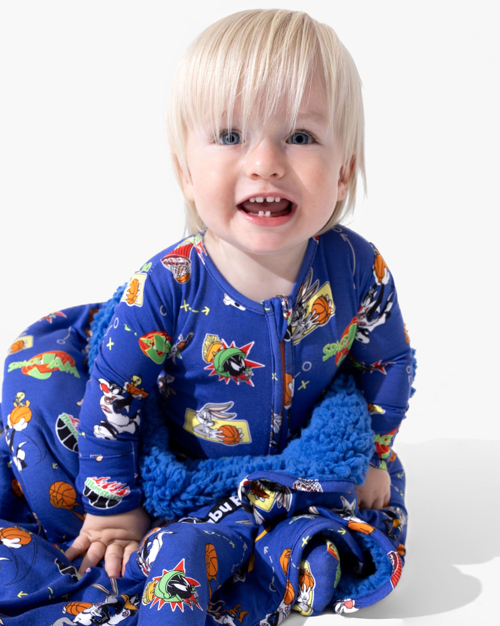 Space Jam Bamboo Sherpa Blanket