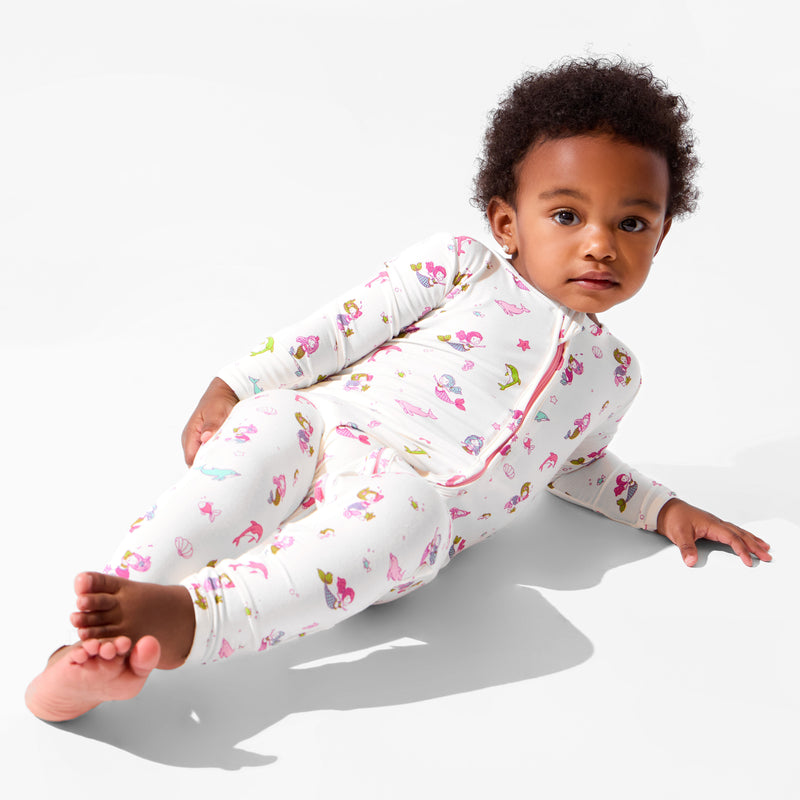 Mermaid Bamboo Convertible Footie