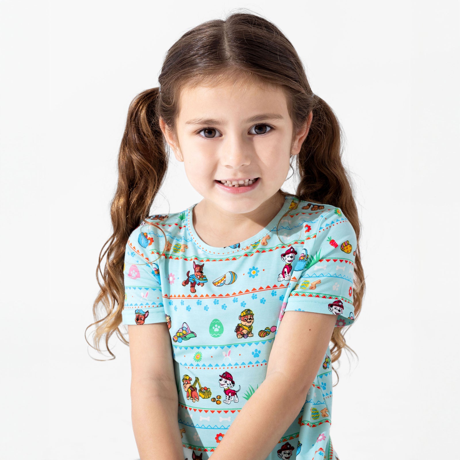 PAW Patrol: Easter Bamboo Girls' Short Sleeve Dress