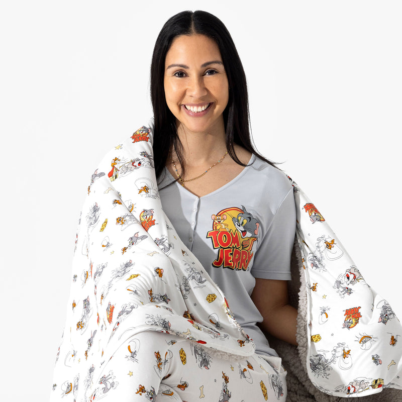 Tom & Jerry: Classic Bamboo Sherpa Blanket