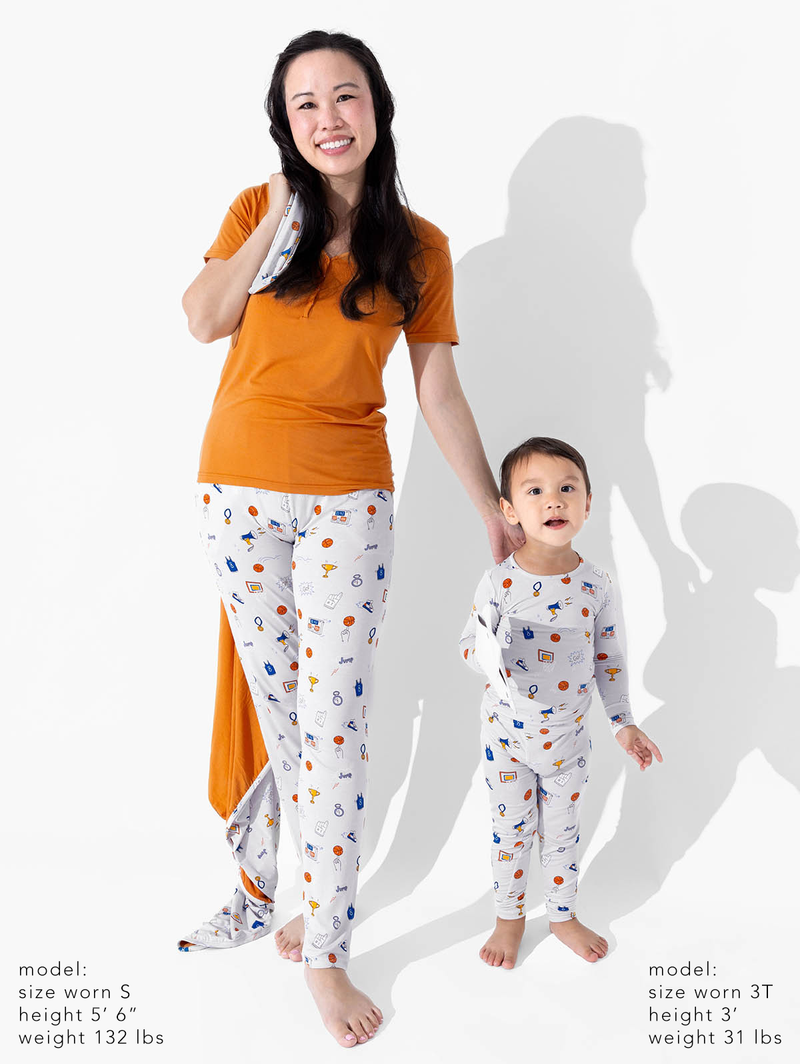 All Star Basketball Bamboo Kids Pajamas