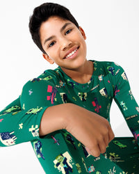 Minecraft: Midnight Mobs Bamboo Kids Pajamas