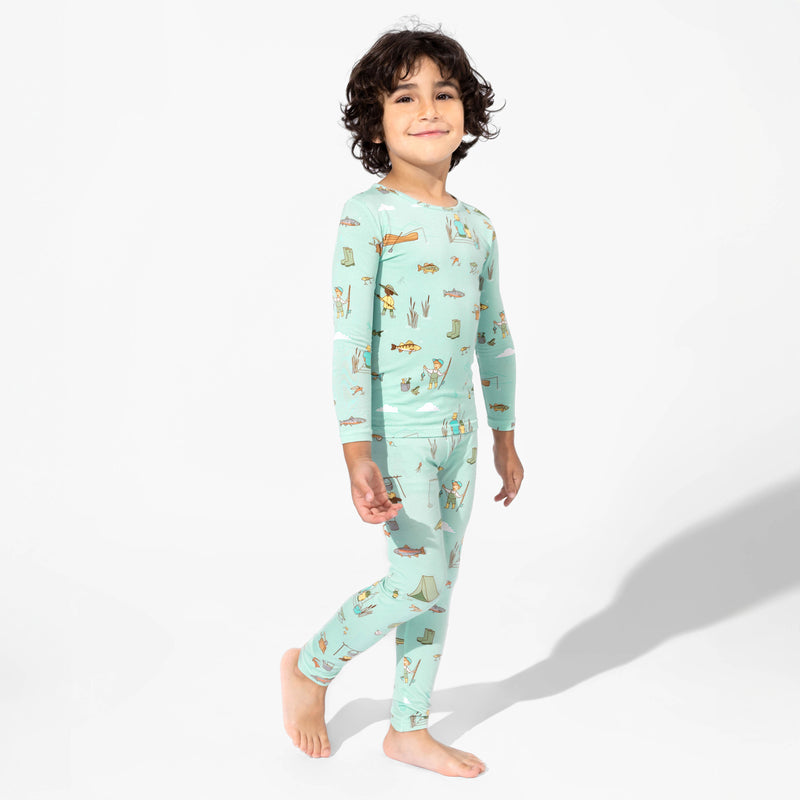 Fishing Bamboo Kids Pajamas