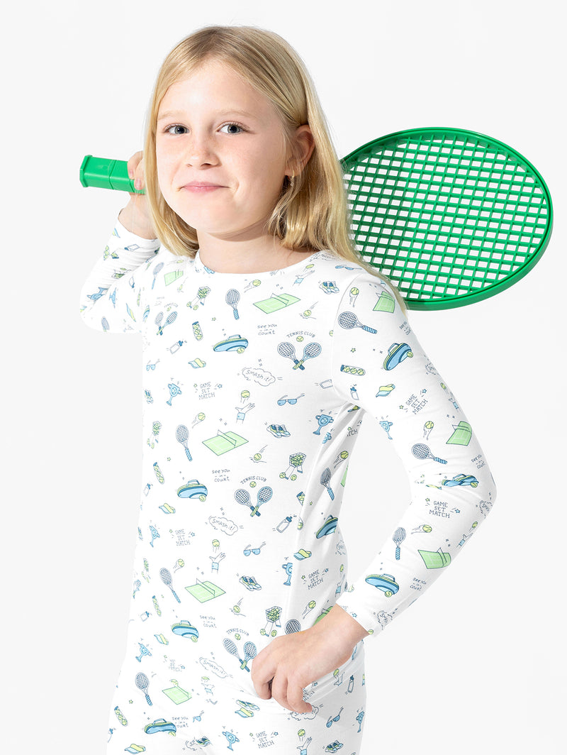 Tennis Bamboo Kids Pajamas