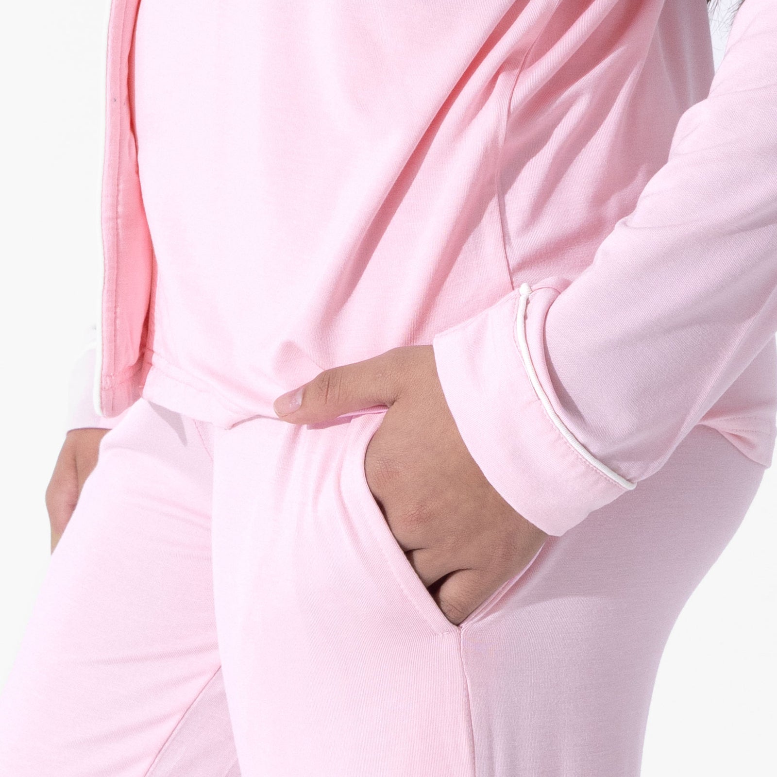 Blush Pink Bamboo Women's Pajama Set