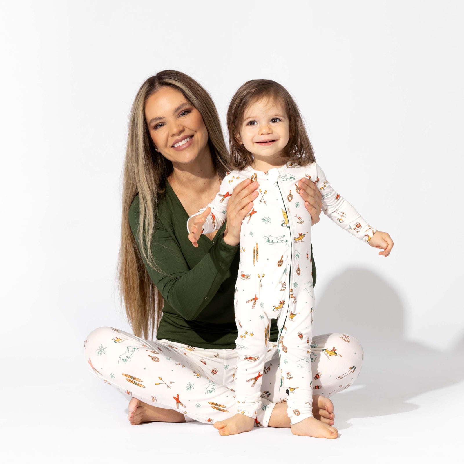 Pajama Sets Bamboo Holiday Pajamas And Then Came The Reindeer