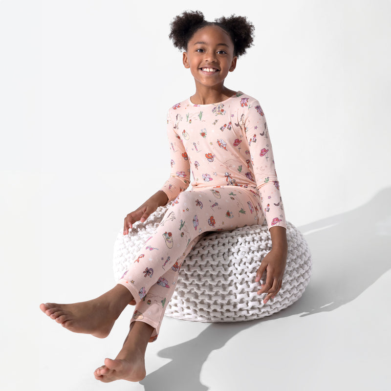 Cowgirl Bamboo Kids Pajamas