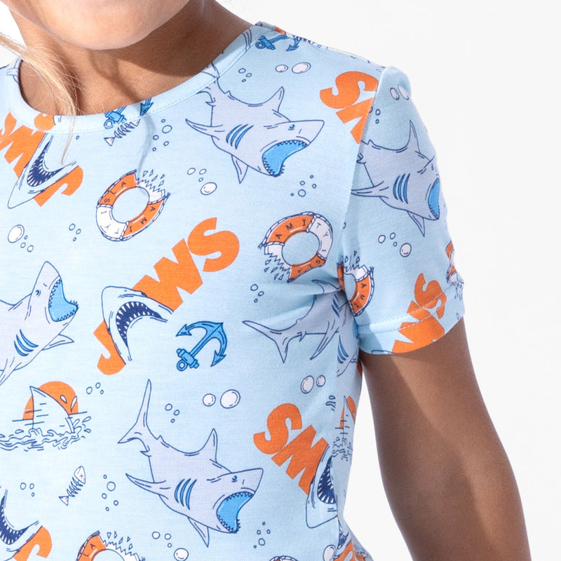 JAWS Bamboo Kids Pajama Short Set