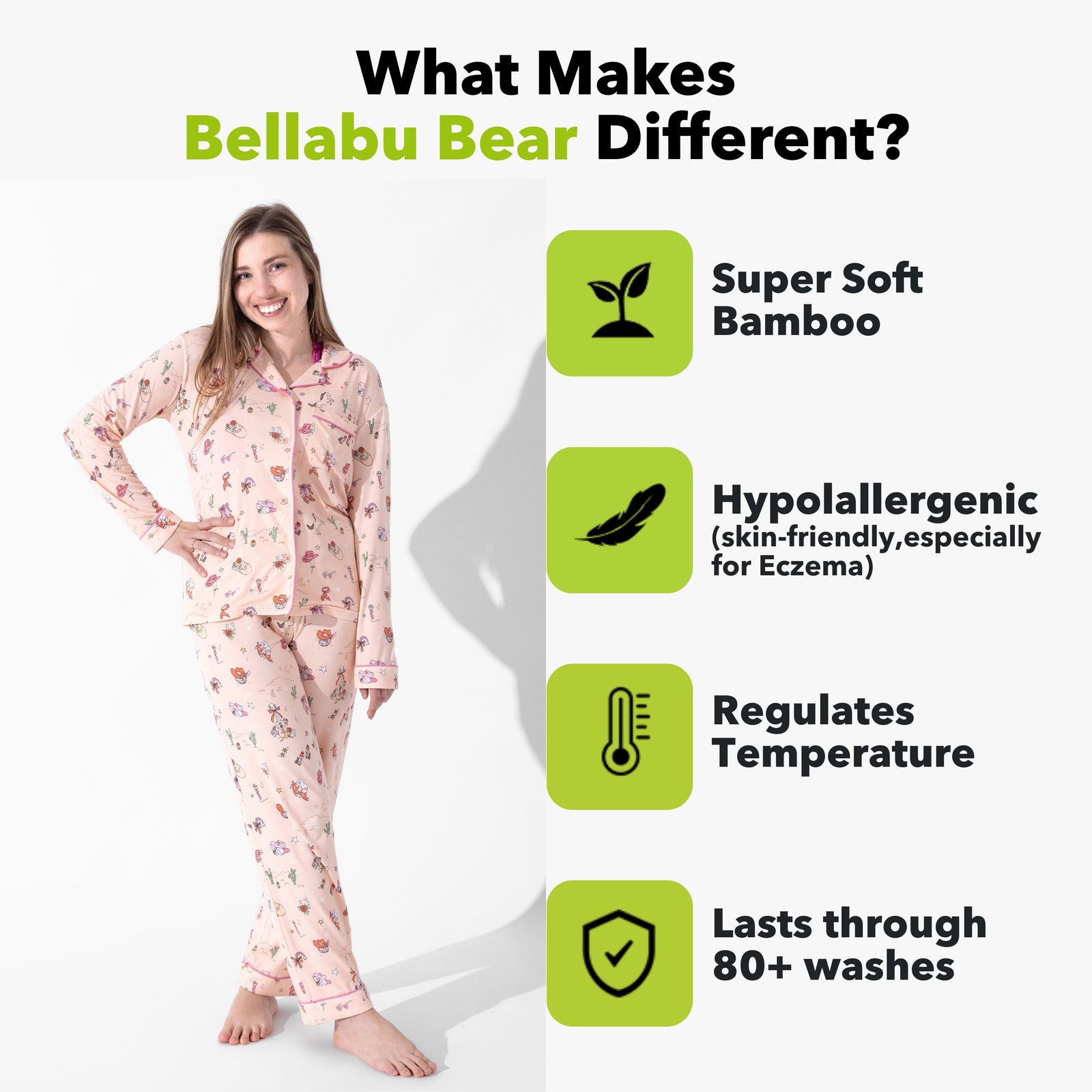 Cowgirl Bamboo Women's Pajama Set