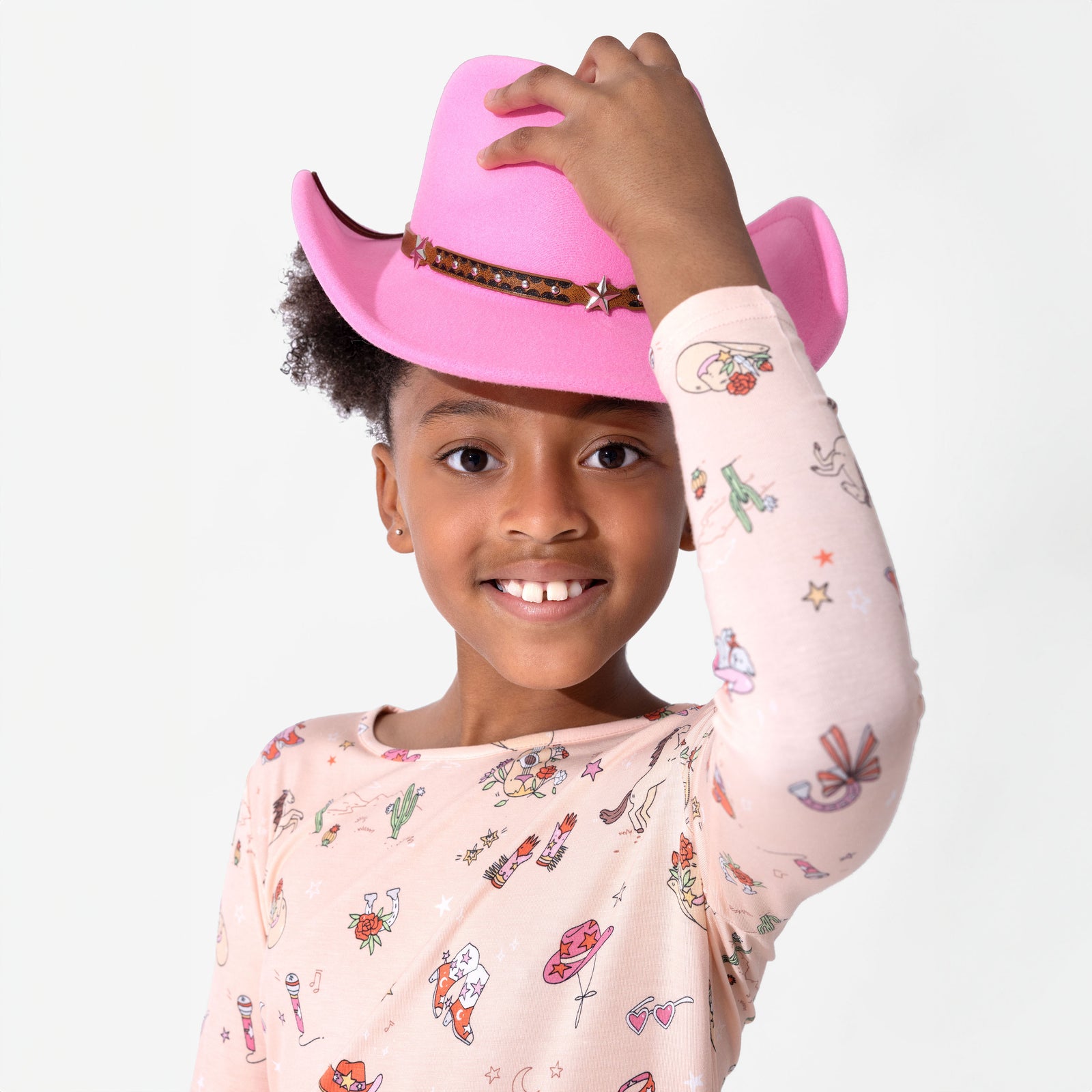 Cowgirl Bamboo Kids Pajamas
