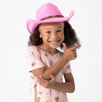 Cowgirl Bamboo Girls' Short Sleeve Dress
