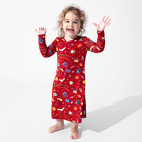 Hogwarts Express Bamboo Girls' Long Sleeve Dress