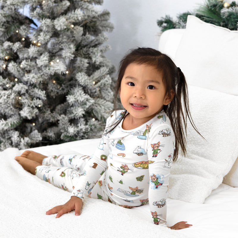 If You Give A Mouse A Cookie Christmas Bamboo Kids Pajamas